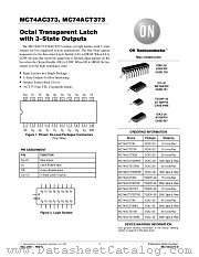 MC74AC373-D datasheet pdf ON Semiconductor