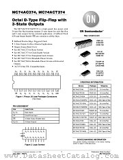 MC74AC374-D datasheet pdf ON Semiconductor
