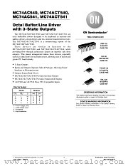 MC74AC540-D datasheet pdf ON Semiconductor