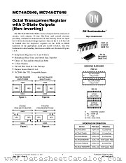 MC74AC646-D datasheet pdf ON Semiconductor