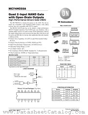 MC74HC03A-D datasheet pdf ON Semiconductor