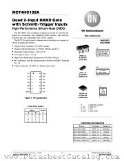 MC74HC132A-D datasheet pdf ON Semiconductor