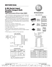 MC74HC164A-D datasheet pdf ON Semiconductor