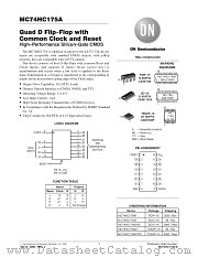 MC74HC175A-D datasheet pdf ON Semiconductor