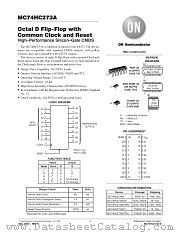 MC74HC273A-D datasheet pdf ON Semiconductor