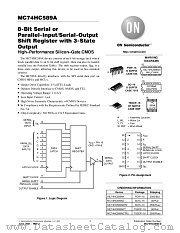 MC74HC589A-D datasheet pdf ON Semiconductor