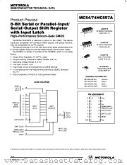 MC74HC597A-D datasheet pdf ON Semiconductor