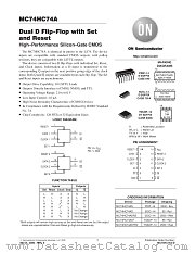 MC74HC74A-D datasheet pdf ON Semiconductor