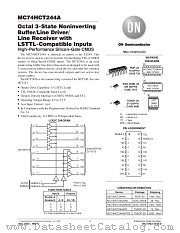 MC74HCT244A-D datasheet pdf ON Semiconductor
