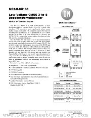MC74LCX138-D datasheet pdf ON Semiconductor