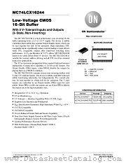 MC74LCX16244-D datasheet pdf ON Semiconductor