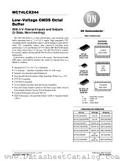 MC74LCX244-D datasheet pdf ON Semiconductor