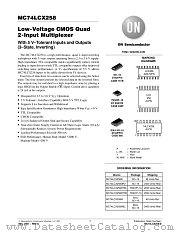 MC74LCX258-D datasheet pdf ON Semiconductor