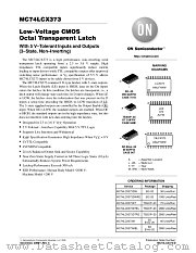 MC74LCX373-D datasheet pdf ON Semiconductor