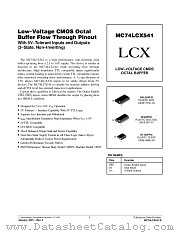 MC74LCX541-D datasheet pdf ON Semiconductor