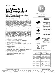 MC74LCX573-D datasheet pdf ON Semiconductor