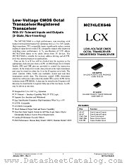 MC74LCX646-D datasheet pdf ON Semiconductor