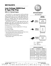 MC74LCX74-D datasheet pdf ON Semiconductor