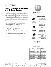 MC74LVX257-D datasheet pdf ON Semiconductor