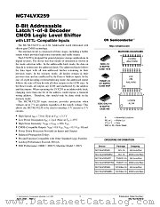 MC74LVX259-D datasheet pdf ON Semiconductor