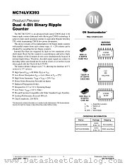 MC74LVX393-D datasheet pdf ON Semiconductor