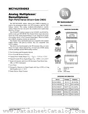 MC74LVX4053-D datasheet pdf ON Semiconductor