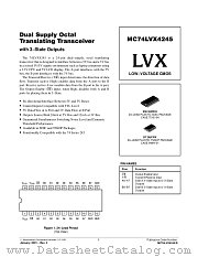 MC74LVX4245-D datasheet pdf ON Semiconductor