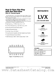 MC74LVX74-D datasheet pdf ON Semiconductor