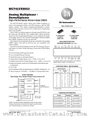 MC74LVX8053-D datasheet pdf ON Semiconductor
