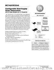 MC74LVXC3245-D datasheet pdf ON Semiconductor