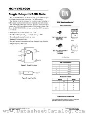 MC74VHC1G00-D datasheet pdf ON Semiconductor