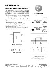 MC74VHC1G125-D datasheet pdf ON Semiconductor
