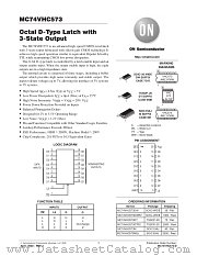 MC74VHC573-D datasheet pdf ON Semiconductor