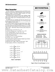 MC74VHCT04A-D datasheet pdf ON Semiconductor
