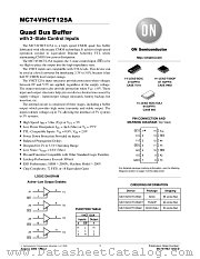 MC74VHCT125A-D datasheet pdf ON Semiconductor