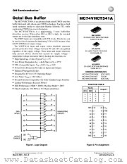 MC74VHCT541A-D datasheet pdf ON Semiconductor