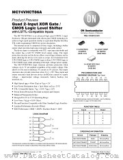 MC74VHCT86A-D datasheet pdf ON Semiconductor