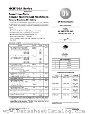MCR703A-D datasheet pdf ON Semiconductor