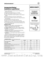 MDC3105LT1-D datasheet pdf ON Semiconductor