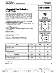 MDC3237T1-D datasheet pdf ON Semiconductor