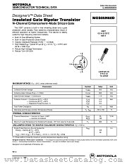 MGS05N60D-D datasheet pdf ON Semiconductor