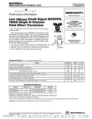 MGSF3454VT1-D datasheet pdf ON Semiconductor
