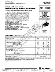 MGW14N60ED-D datasheet pdf ON Semiconductor