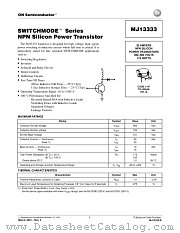 MJ13333-D datasheet pdf ON Semiconductor