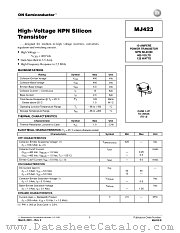 MJ423-D datasheet pdf ON Semiconductor