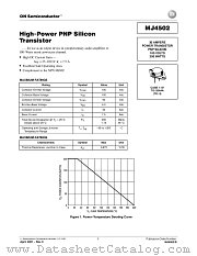 MJ4502-D datasheet pdf ON Semiconductor