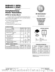 MJB44H11-D datasheet pdf ON Semiconductor