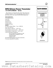 MJH16006A-D datasheet pdf ON Semiconductor