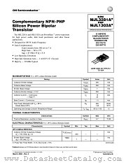 MJL3281A-D datasheet pdf ON Semiconductor