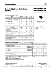 MMBD2837LT1-D datasheet pdf ON Semiconductor